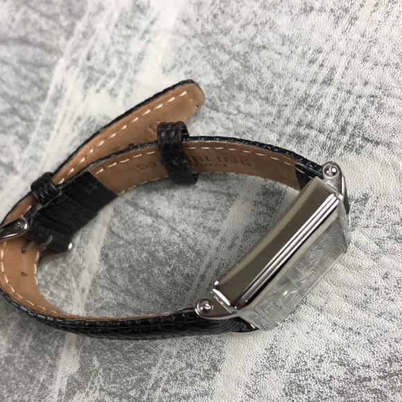 Stuhrling Original Krysterna Crystal Genuine Lizard Band Swiss Quartz - Picture 10 of 12